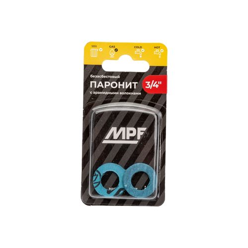Прокладка паронитовая безасбестовая 3/4" (2шт) MPF