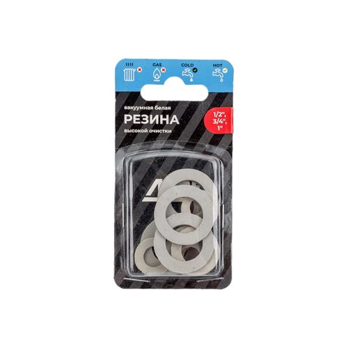 Прокладки резиновые белые 1",1/2",3/4" (15шт) MPF