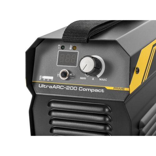 Инвертор сварочный КЕДР UltraARC-200 Compact (MMA 10-200А, до 4мм, TIG, 220В, 6,5кВт, 4кг)