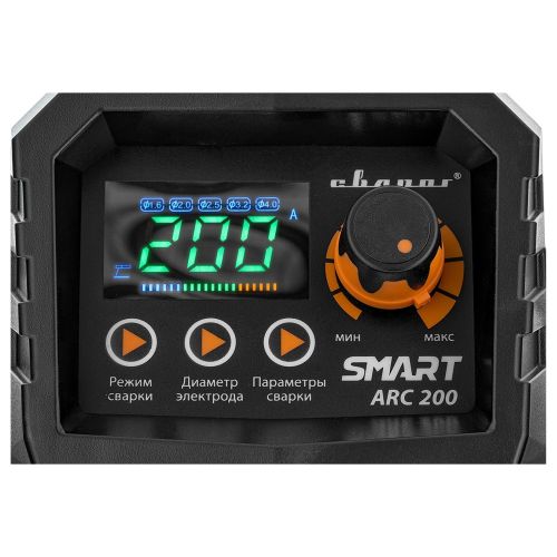 Инвертор сварочный Сварог ARC 200 REAL SMART Z28303 (MMA 20-200А, TIG, 220В, 5,68кВт, 3,8кг)