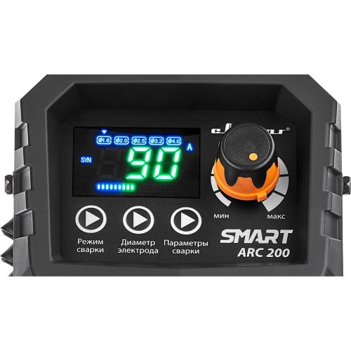 Инвертор сварочный Сварог ARC 200 REAL SMART Z28303 Black (MMA 20-200А, TIG, 220В, маска+краги)