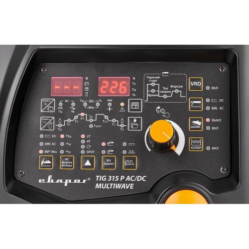 Инвертор аргонодуговой сварки Сварог PRO TIG 315P AC/DC MULTIWAVE E202 (TIG, MMA, 380В, 25,5кг)