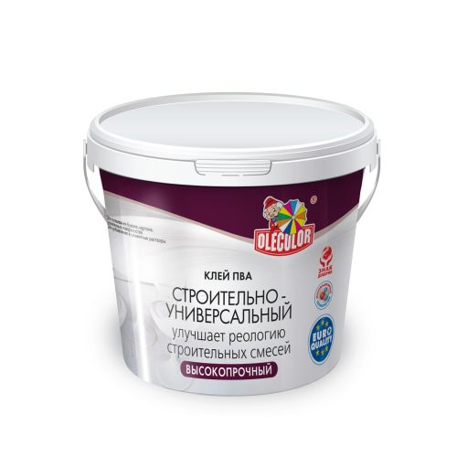 Клей ПВА строительно-универсальный 0,75кг OLECOLOR