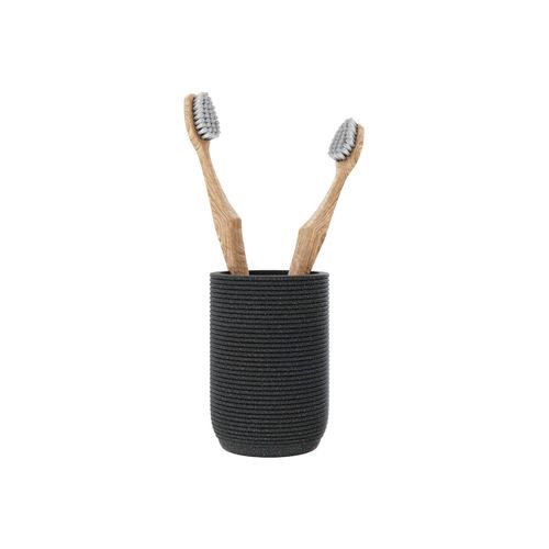 Стакан настольный Fora TWISTER BLACK