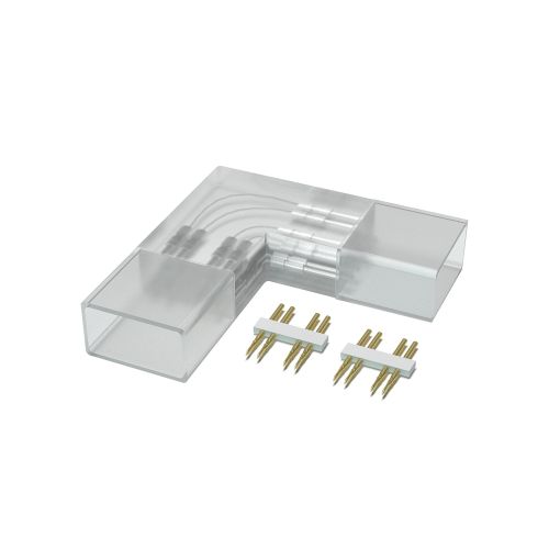 Коннекторы Apeyron для св/д ленты SMD5050 220В 60led/м Г-образные (5шт)