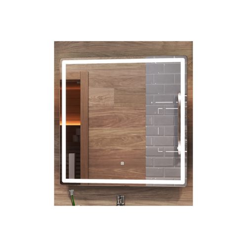 Шкаф зеркальный Vigo Geometry Classic 600 с LED подсветкой 600х800х200мм