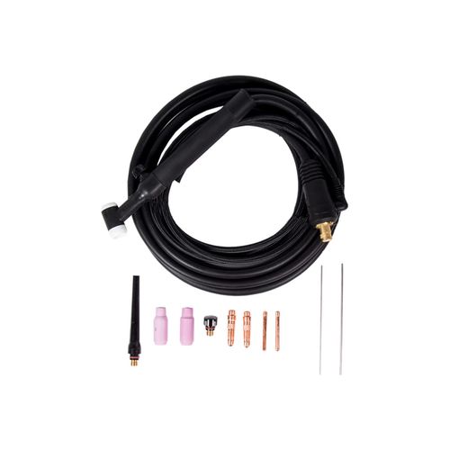Горелка для аргонно-дуговой сварки TIG WP17V 120А 4м DX25 комплект QE