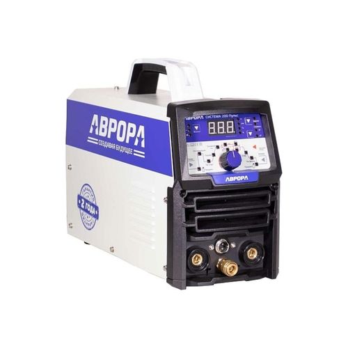 Инвертор аргонодуговой сварки Aurora Система 200 AC ПУЛЬС 2 поколение (TIG, MMA 10-200А, 230В)