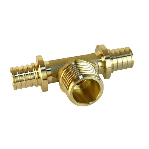 Тройник надвижной с переходом 20х1/2"х20 НР Valfex