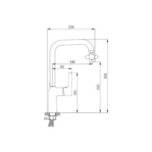 Смеситель для кухни Haiba HB70814-7