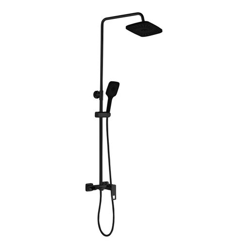 Душевая система Haiba HB24615-7 тропический душ латунь черный