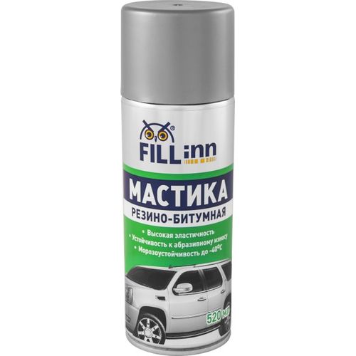 Мастика резино-битумная (аэрозоль) 520мл FL019 FILL Inn
