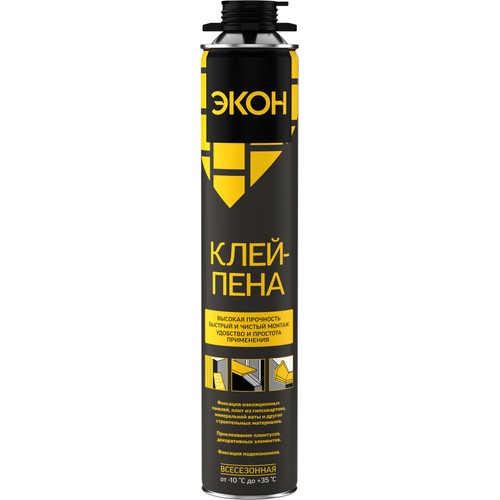 Пена клей профи 650гр ЭКОН ПРО 65л