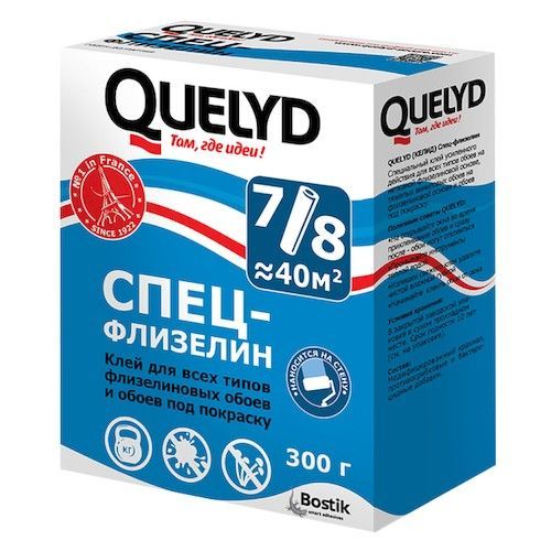Клей обойный флизелин 300гр QUELYD