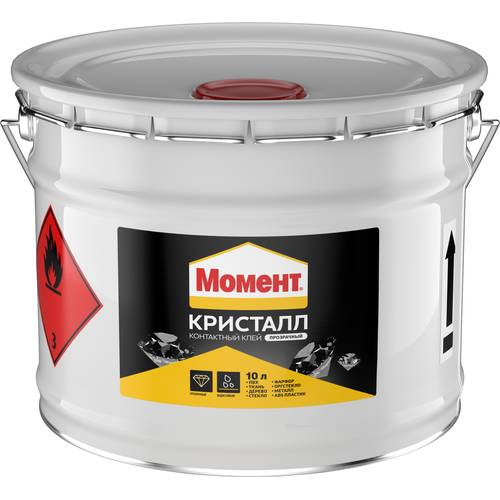 МОМЕНТ Кристалл Клей контактный Канистра Прозрачный 10 л