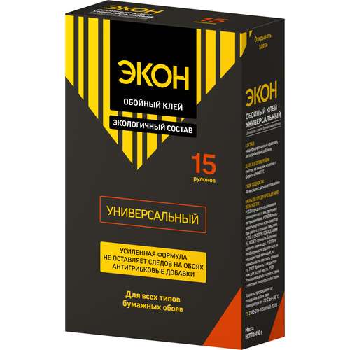 Клей обойный универсал 450 г пачка Экон