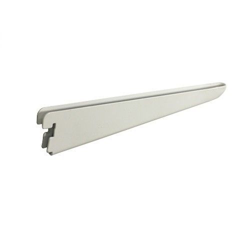 Кронштейн двуxпазный 280x12x50мм (до 60кг) белый Larvij