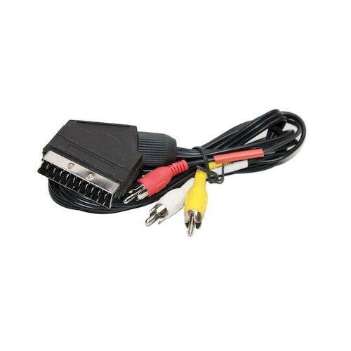 Шнур SCART-3RCA 1,5/1,8м с переключателем