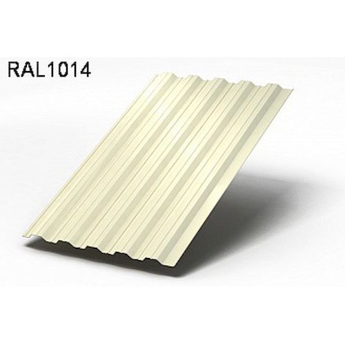 Лист профилированный С8 0,4мм 1200х3000м RAL1014 слоновая кость