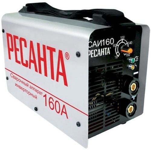 Инвертор сварочный РЕСАНТА САИ-160 (MMA 10-160А, до 4мм, 220В, 6,5кВт, 4,5кг)