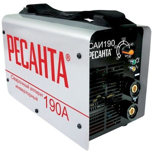 Инвертор сварочный РЕСАНТА САИ-190 (MMA 10-190А, до 5мм, 220В, 5,5кВт, 4,7кг)